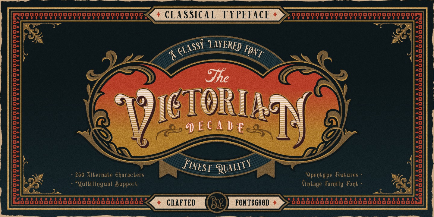 Victorian Decade Font